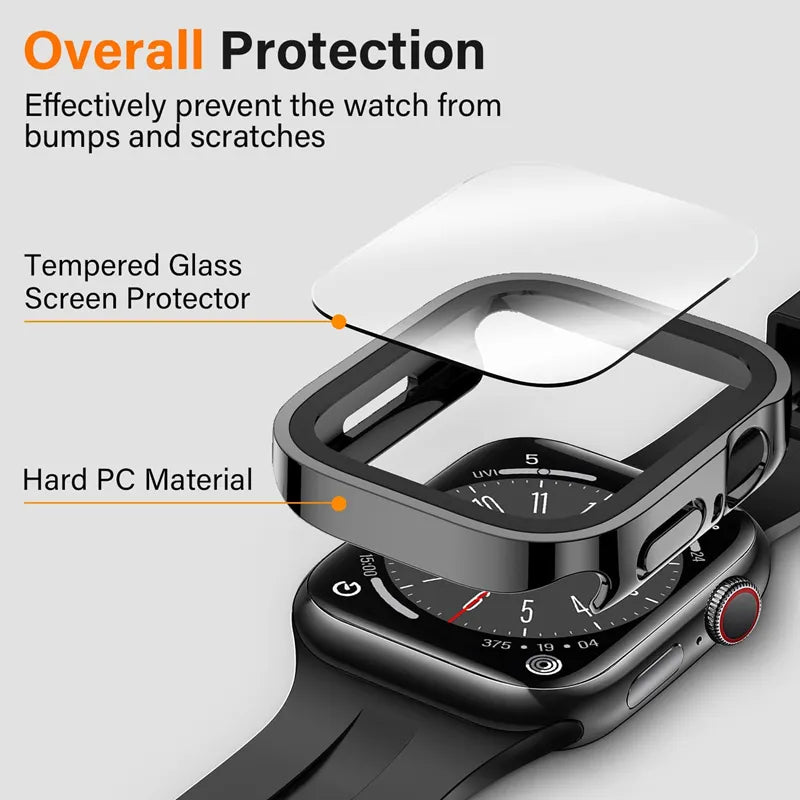 Straight edge Screen Protector Cover Case iWatch