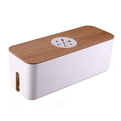 Wooden Cable Storage Box