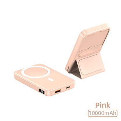 Wireless Magnetic Power Bank With Stand